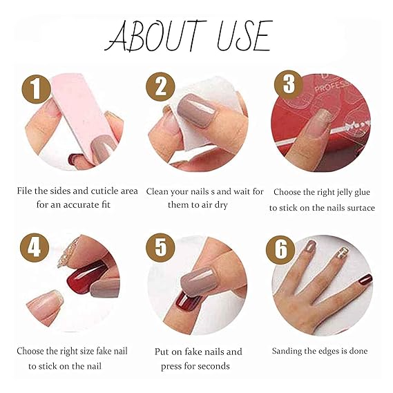 Bling Coffin Press on Nails pink gradient design