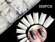 "Krofaue 500PCS Half Cover False Nails Tips Set"